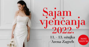 Sajam vjenčanja u Areni Zagreb od 11. do 13. ožujka 2022.